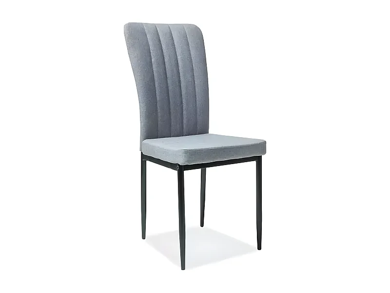 Sedia H733/Tessuto/Grigio&Nero
