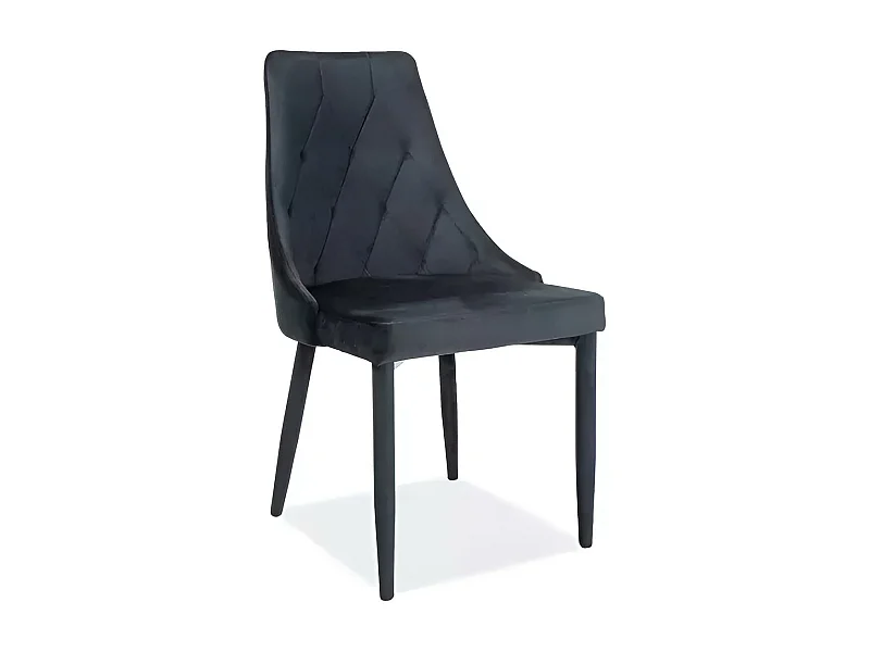 Sedia Trix/Tessuto/Nero