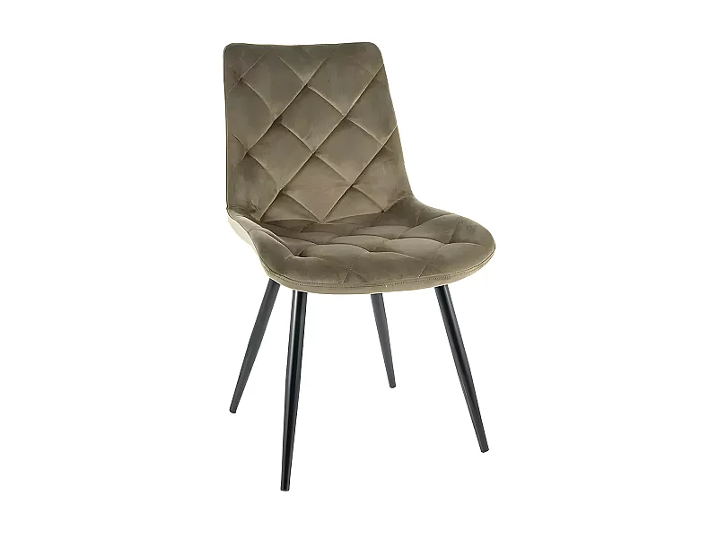 Chaise Ralph/Tissu/Vert