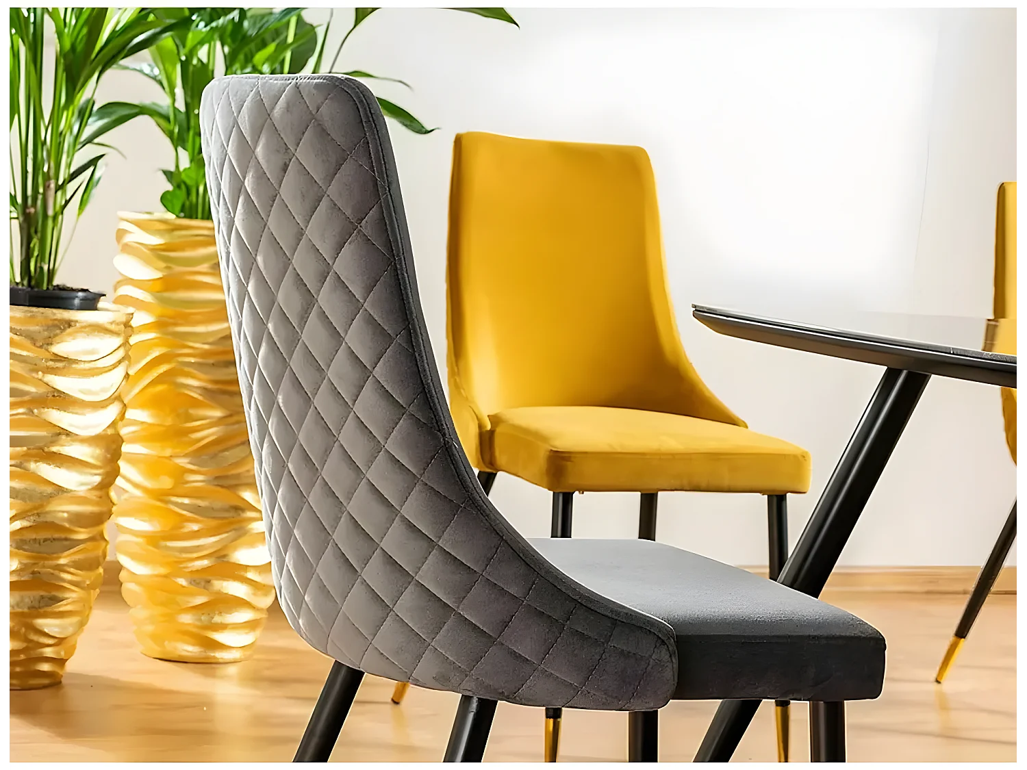 Sedia Piano/Tessuto/Antracite