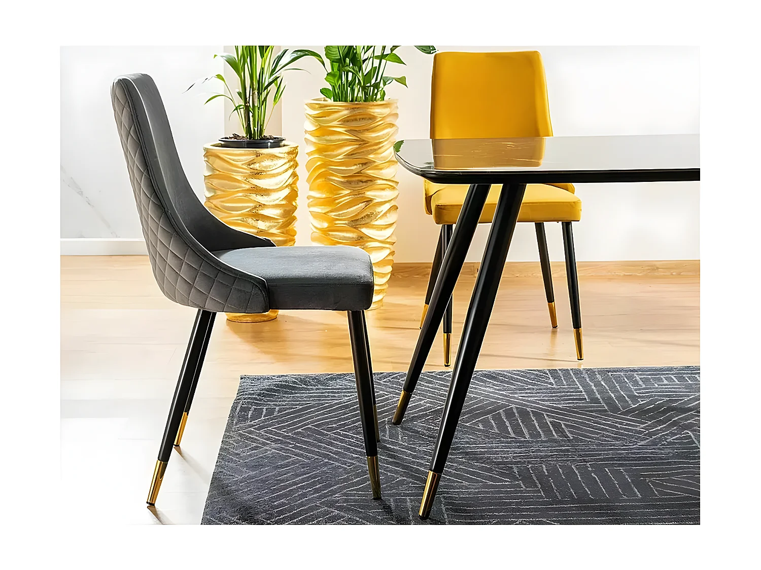 Sedia Piano/Tessuto/Antracite