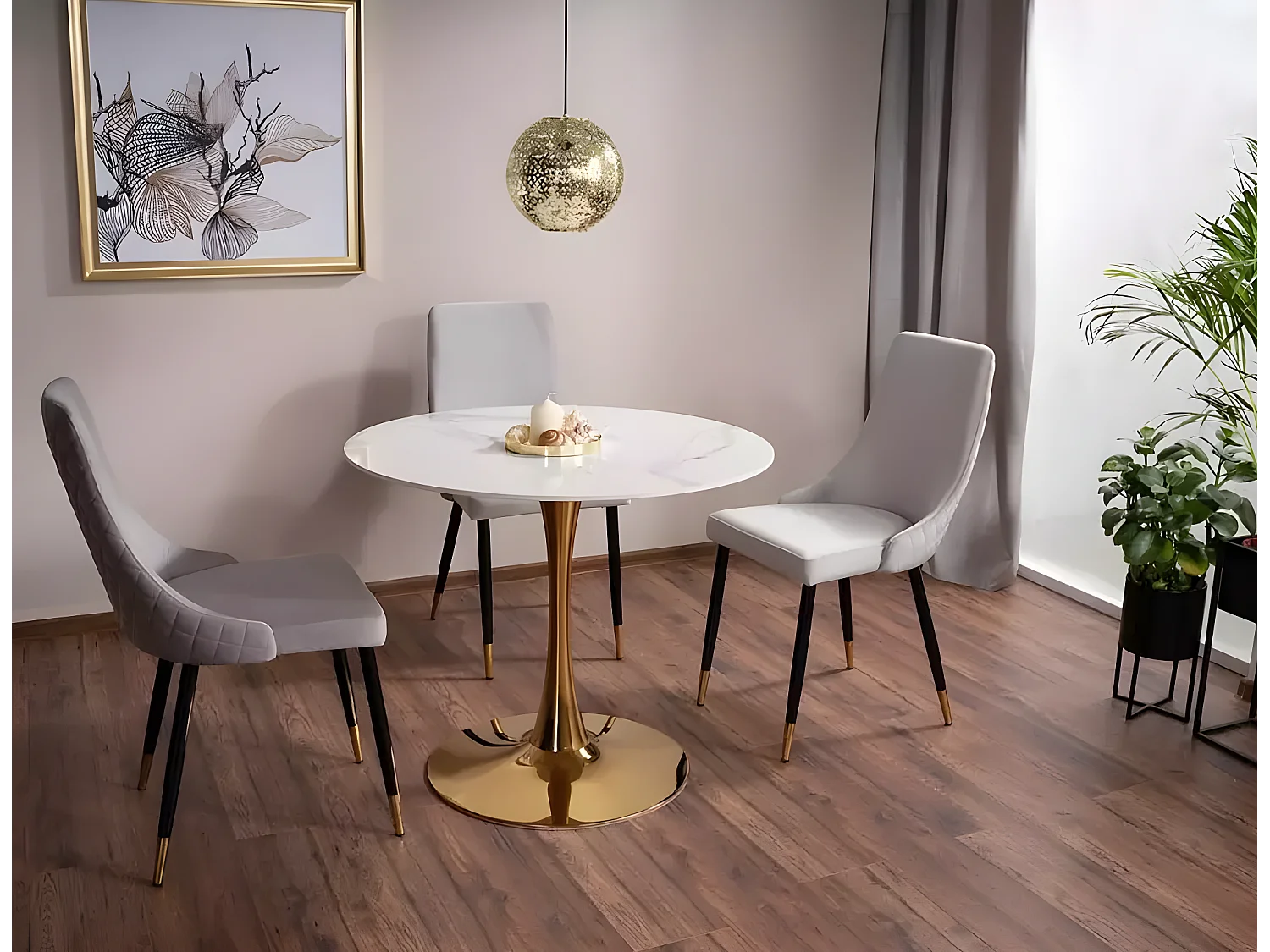 Sedia Piano/Tessuto/Antracite