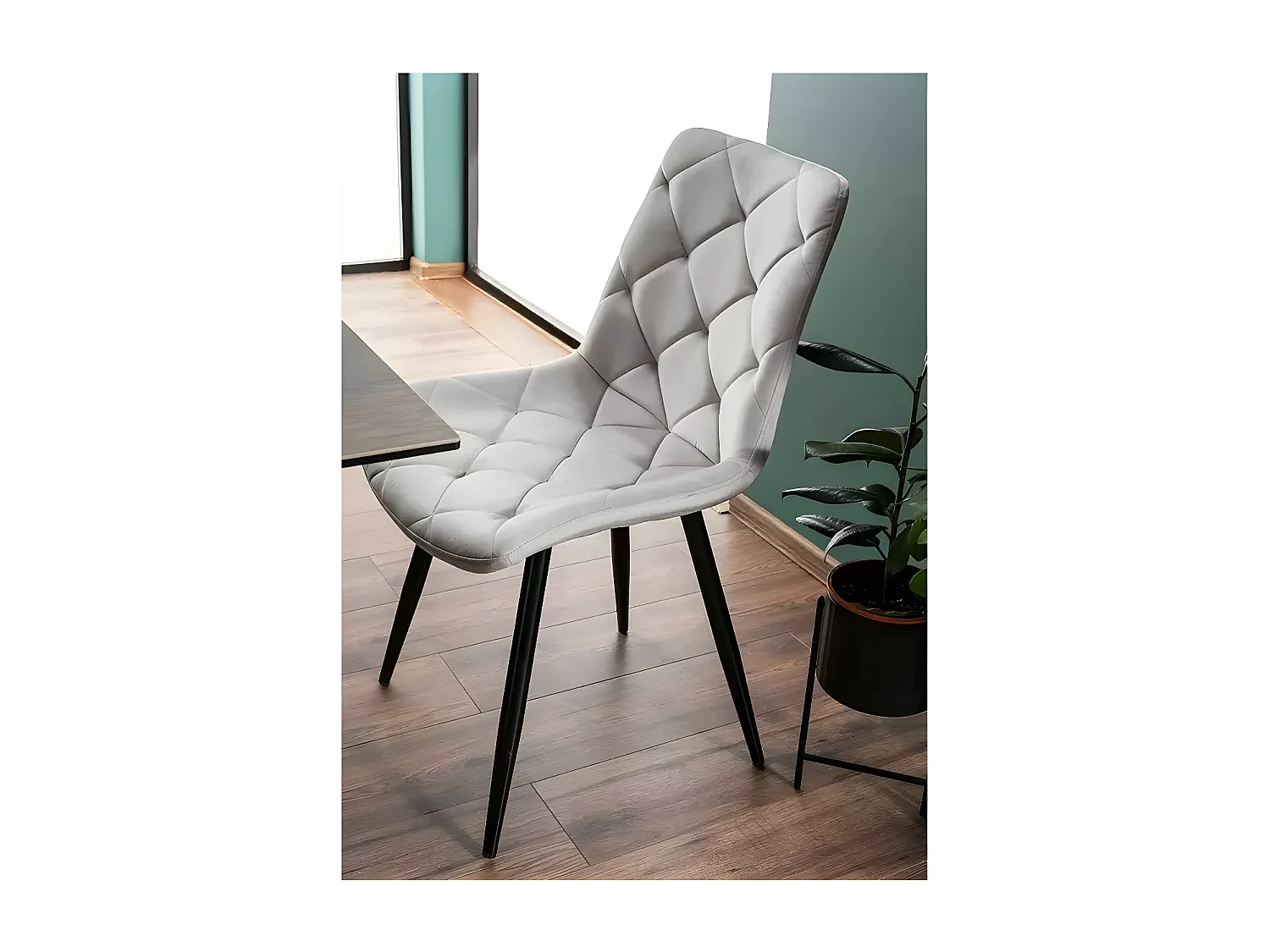 Stuhl Ralph/Stoffbezug/Grau