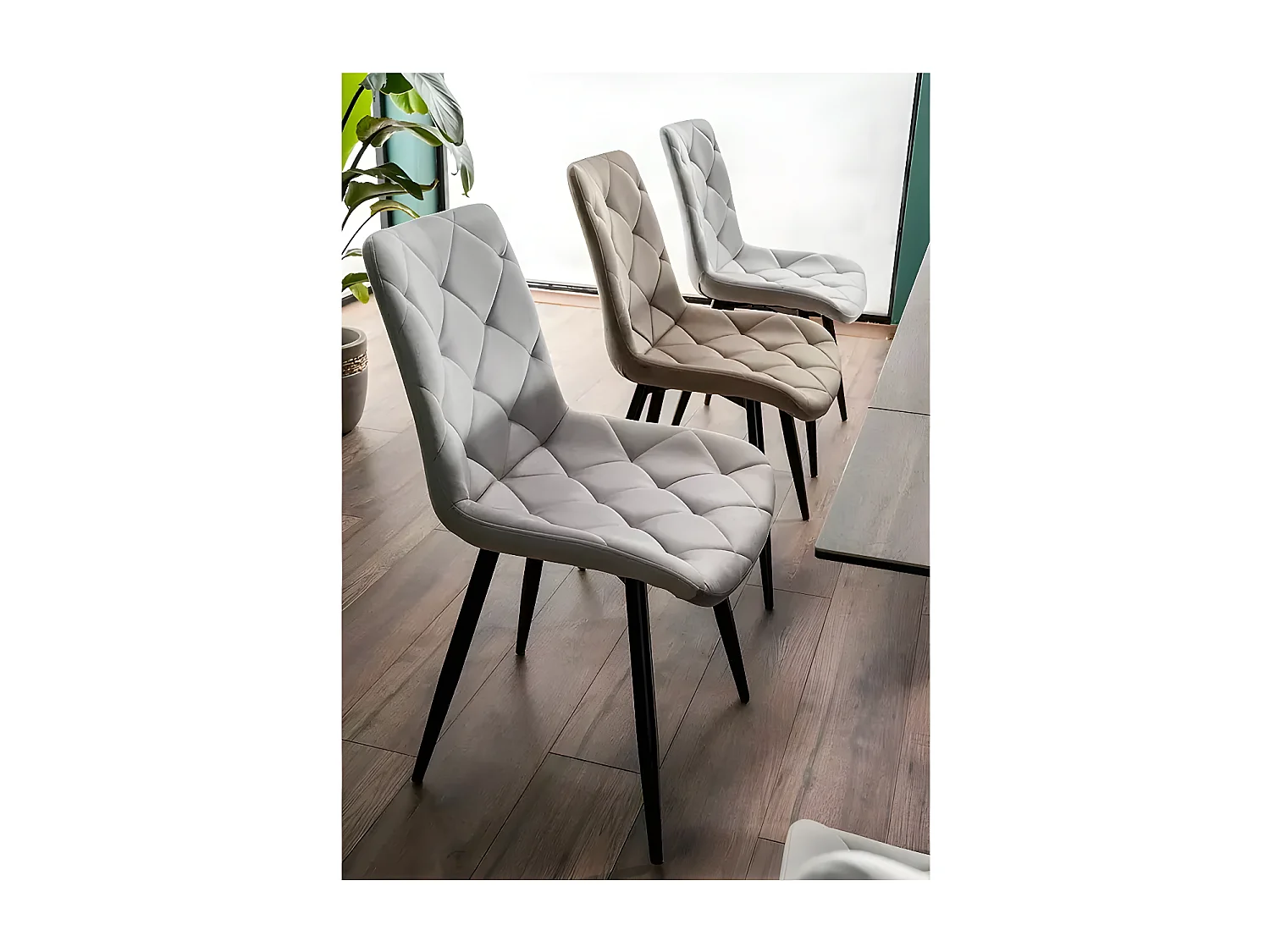 Stuhl Ralph/Stoffbezug/Grau