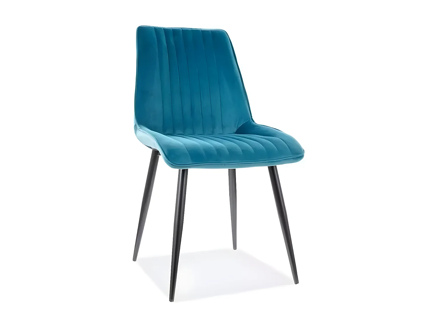 Stuhl Kim/Stoffbezug/Blau