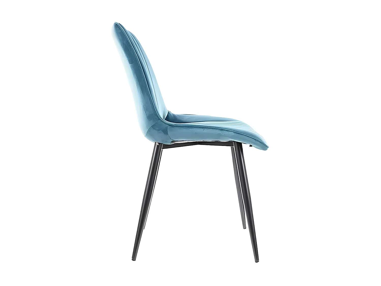 Stuhl Kim/Stoffbezug/Blau