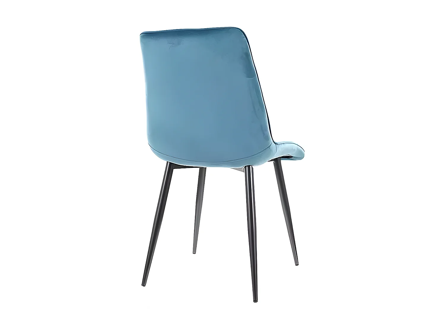 Stuhl Kim/Stoffbezug/Blau