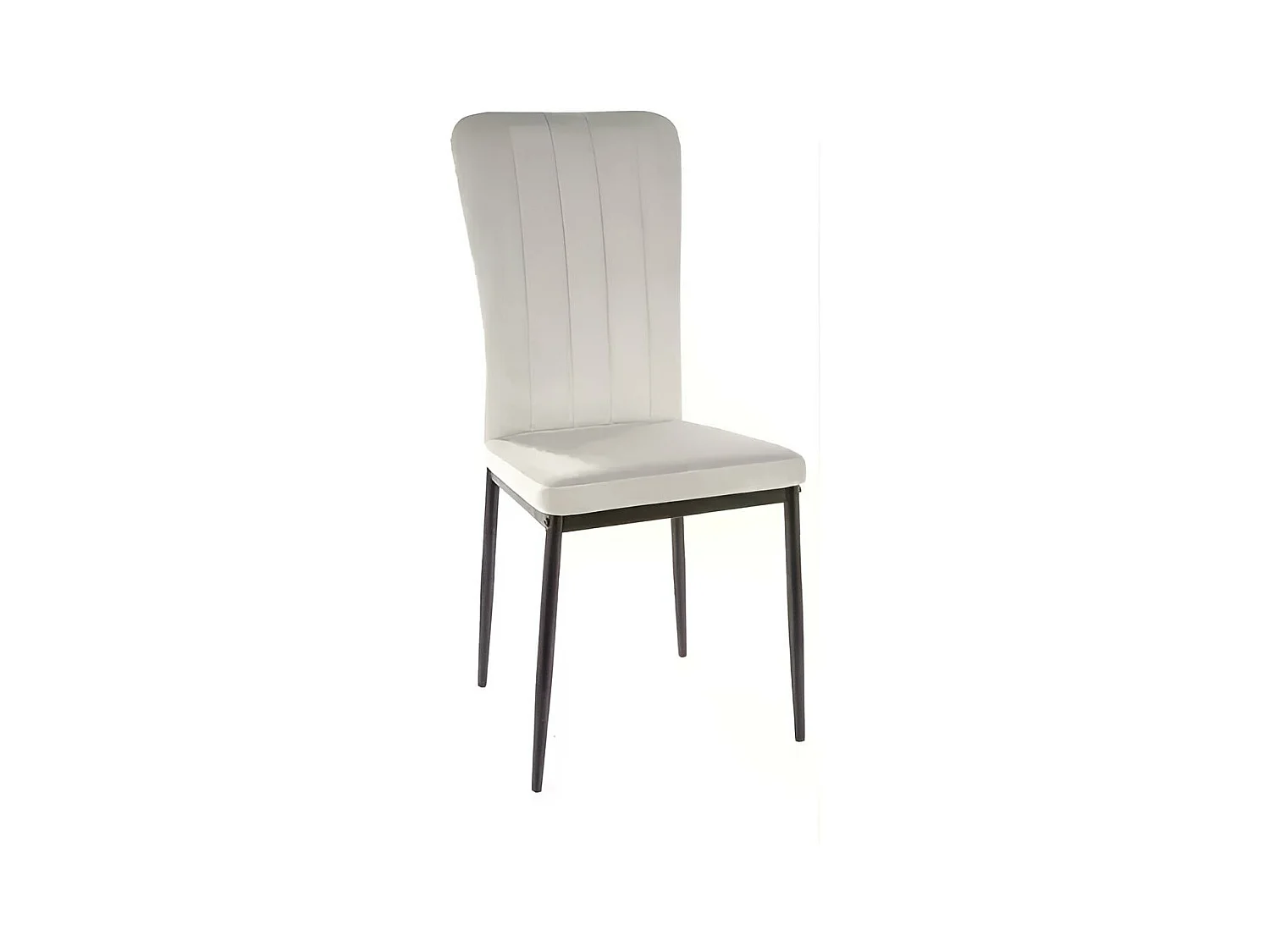 Chaise Vigo/Tissu/Gris