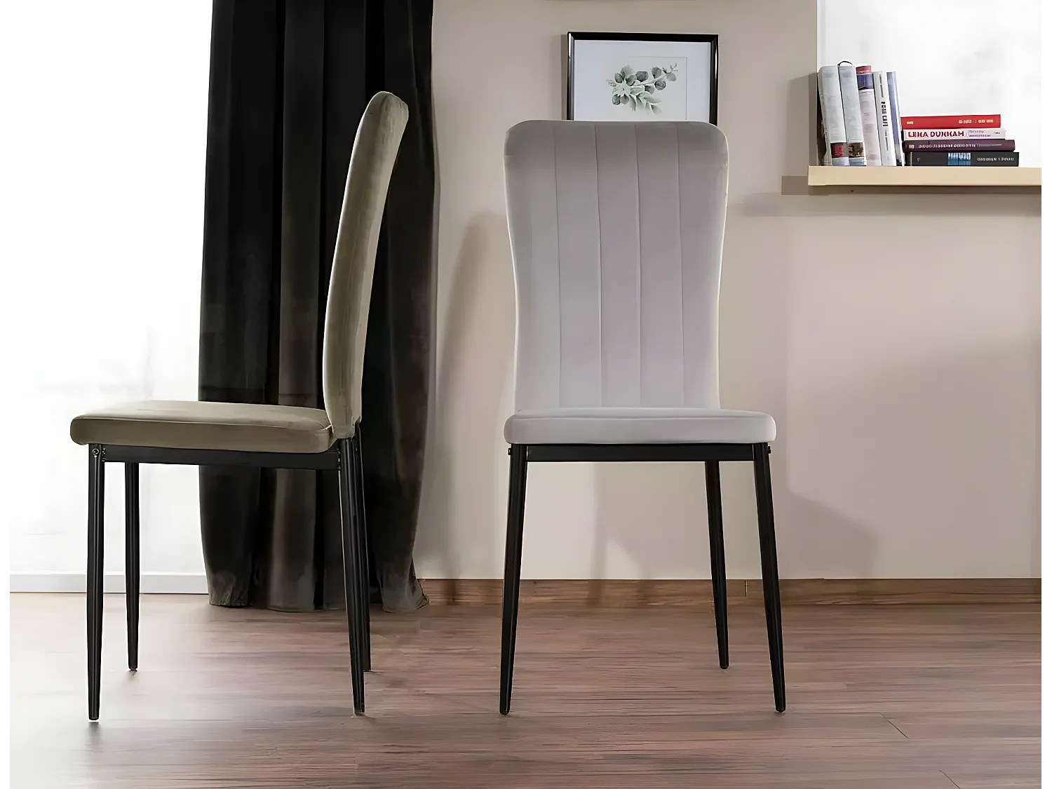 Cadeira Vigo/Capa em Tecido/Bege