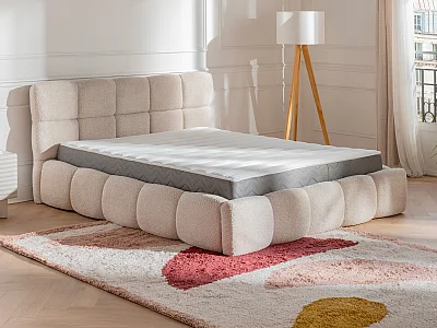Madrass 140 x 200 cm HD skum minneskum og pustende 3D stoff 3D 18 cm tykk - HEAVEN av YSMÉE
