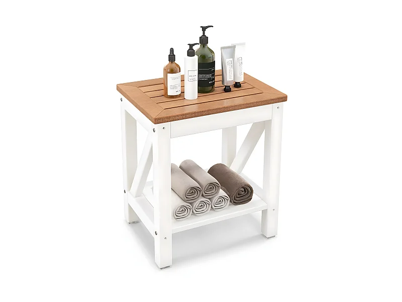 Duschbank mit Ablage