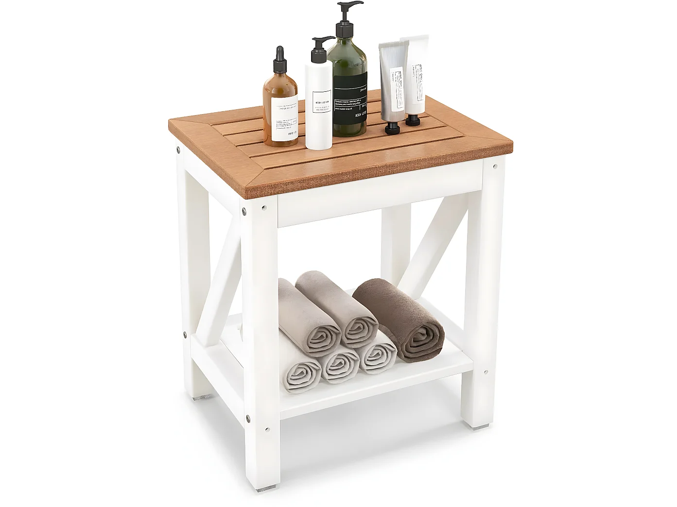 Duschbank mit Ablage