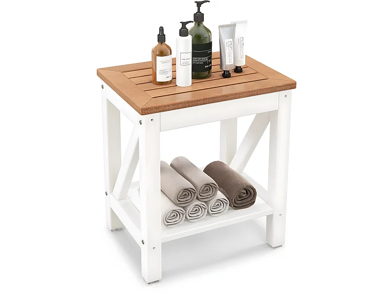 Duschbank mit Ablage