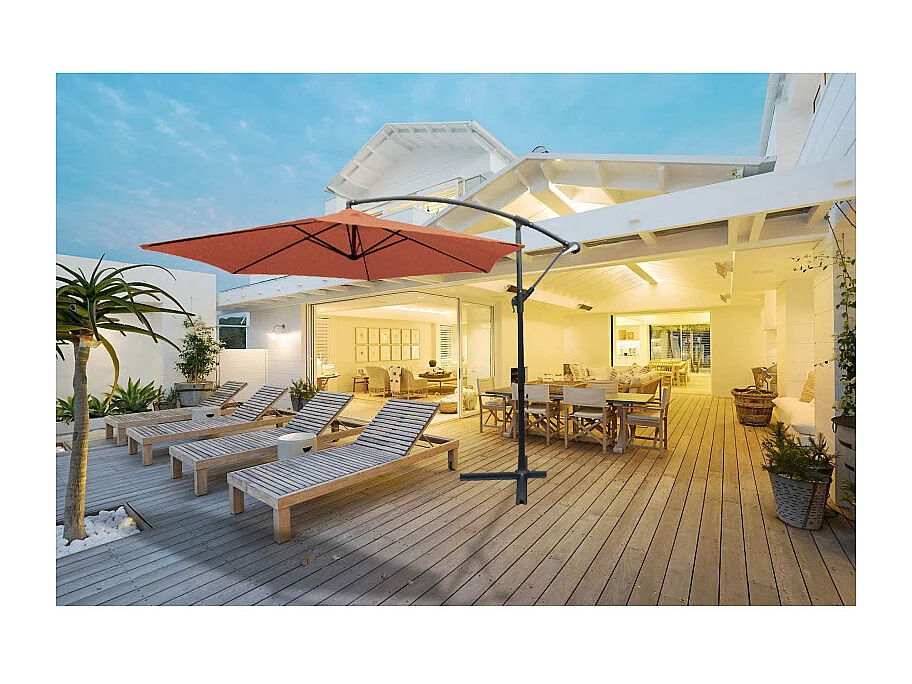 Ombrellone BEAUSOLEIL® COLLIOURE Terracotta