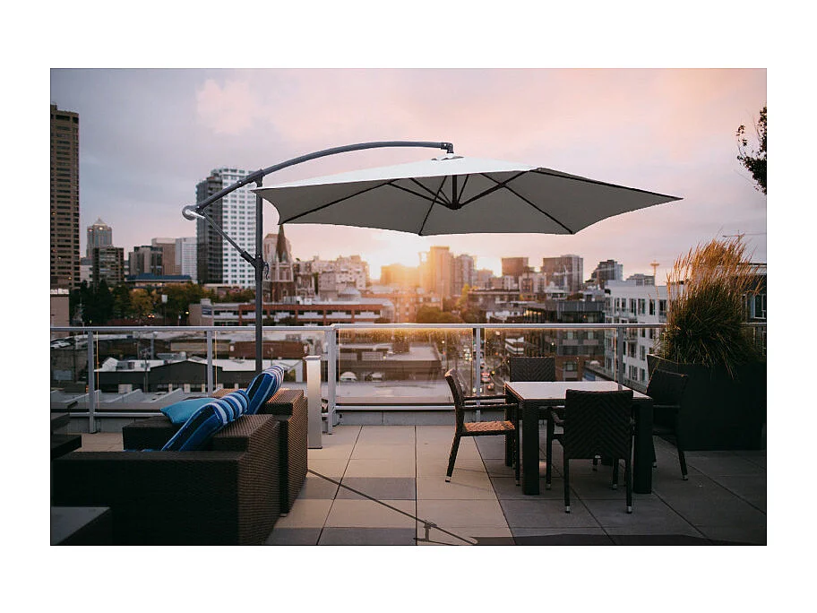 Ombrellone BEAUSOLEIL® COLLIOURE Grigio