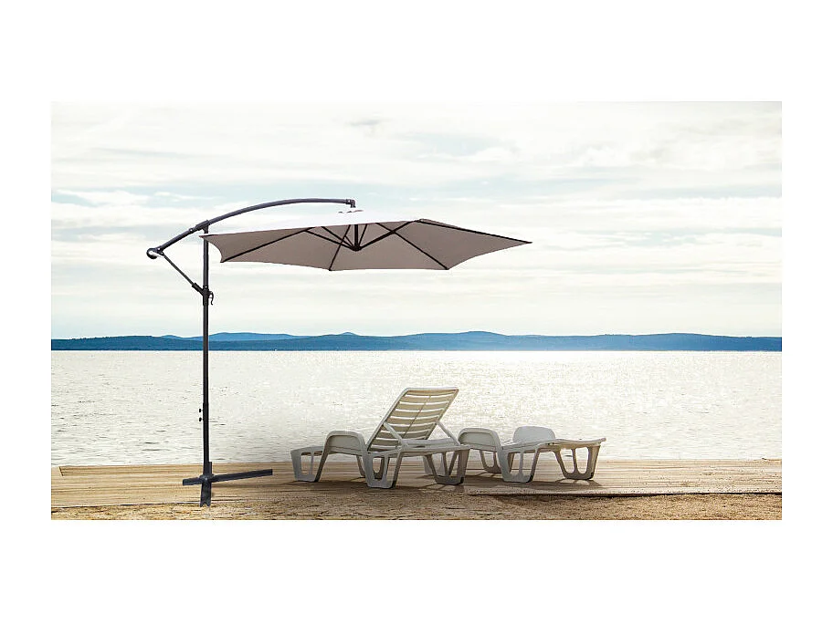 Ombrellone BEAUSOLEIL® COLLIOURE Grigio