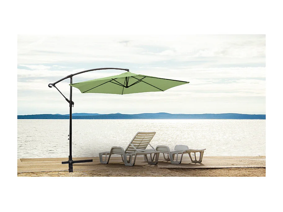 Ombrellone BEAUSOLEIL® COLLIOURE Verde Mandorla