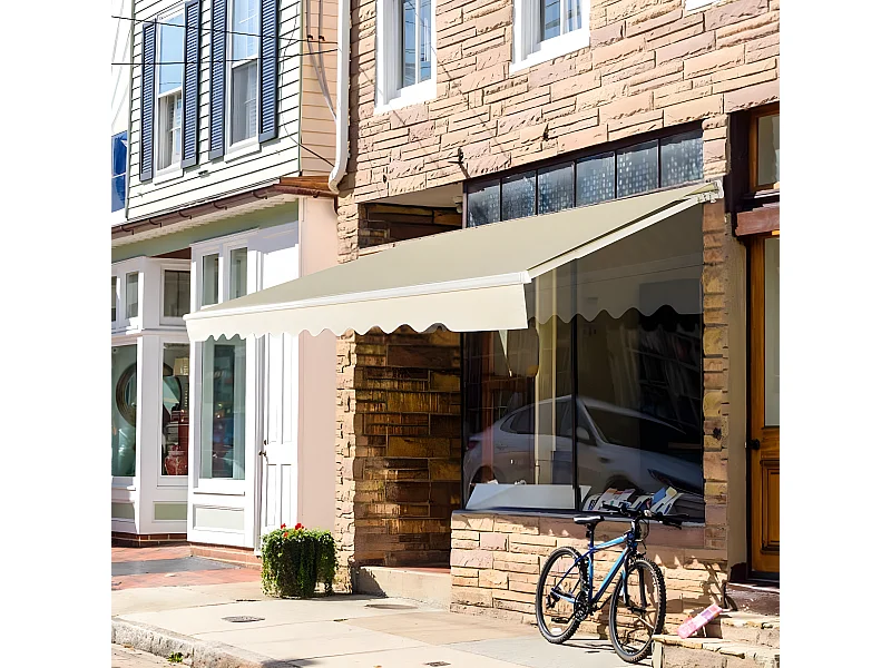 Gelenkarmmarkise mit kurbel