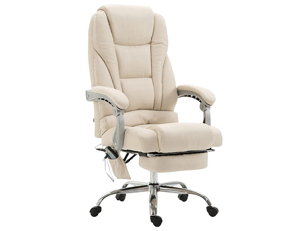 Chaise de bureau - Tissu - Crème - Pacific