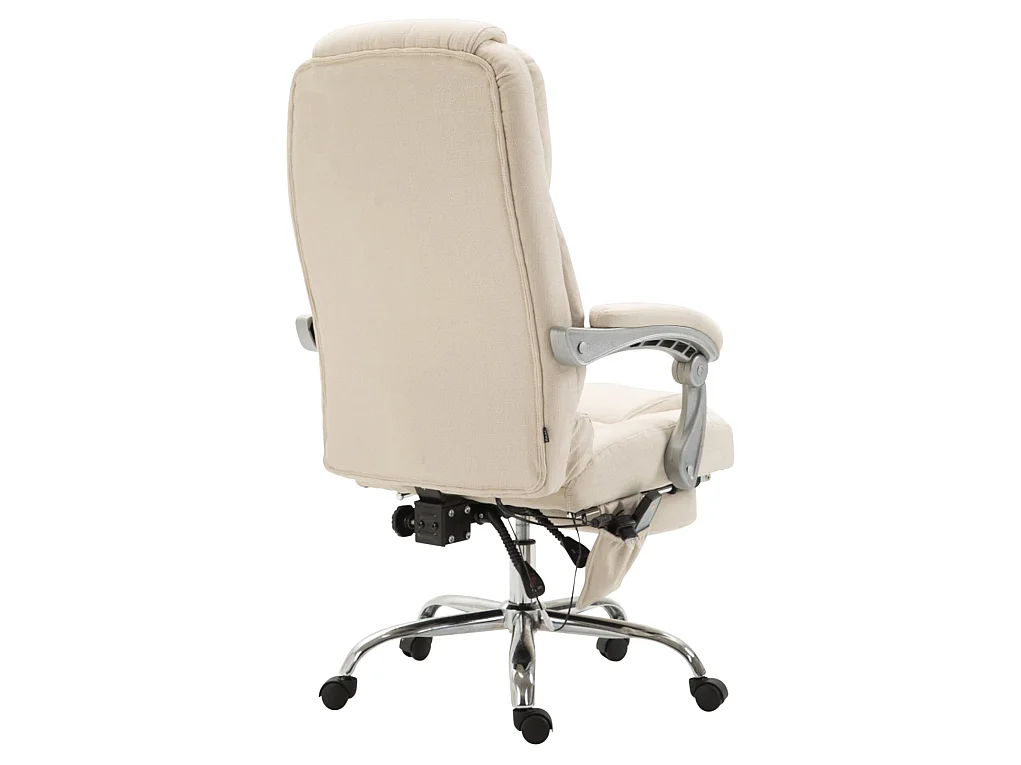 Chaise de bureau - Tissu - Crème - Pacific