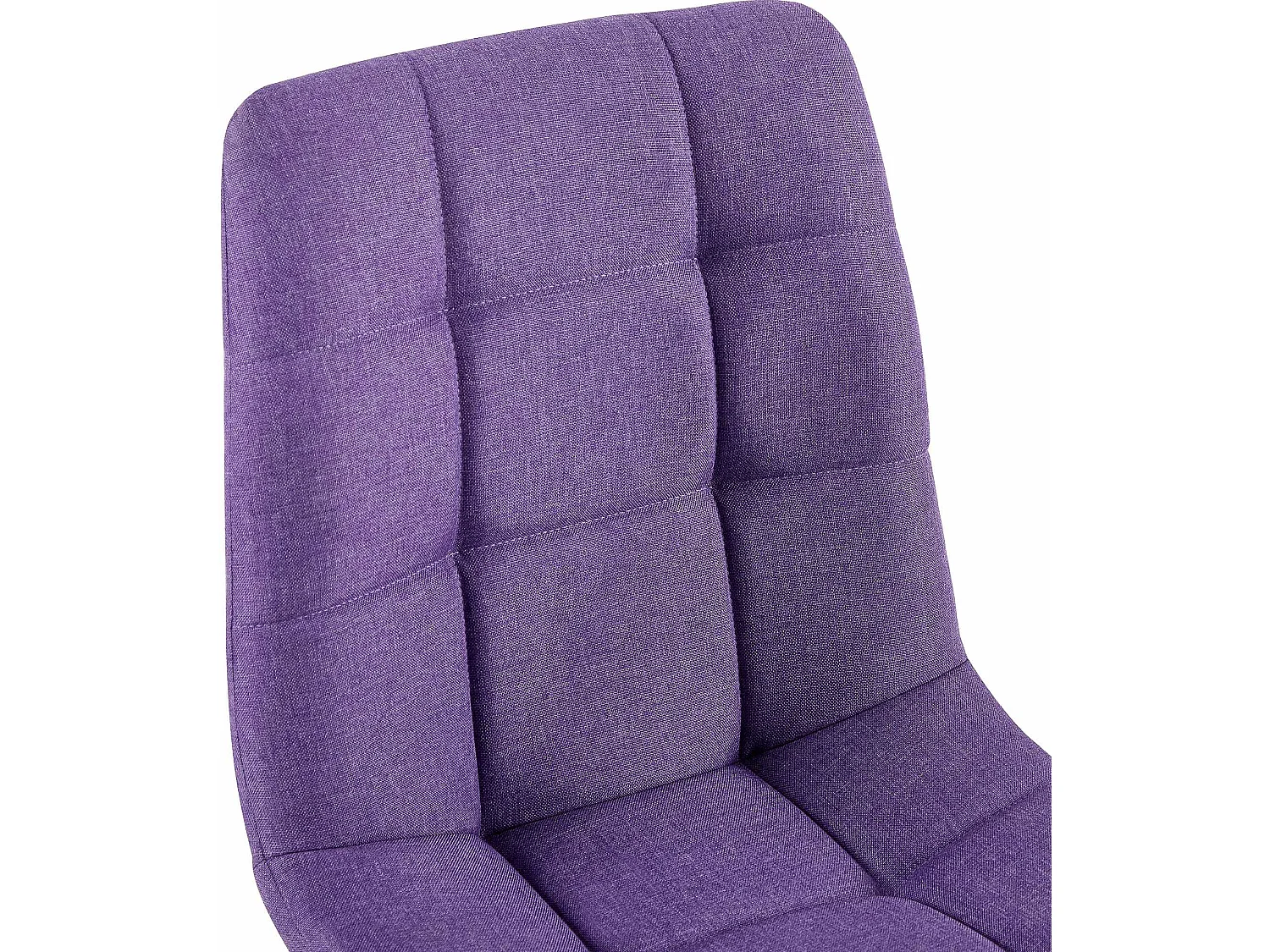 Lot de 4  chaise salle à manger - Tissu - Violet - Antibes
