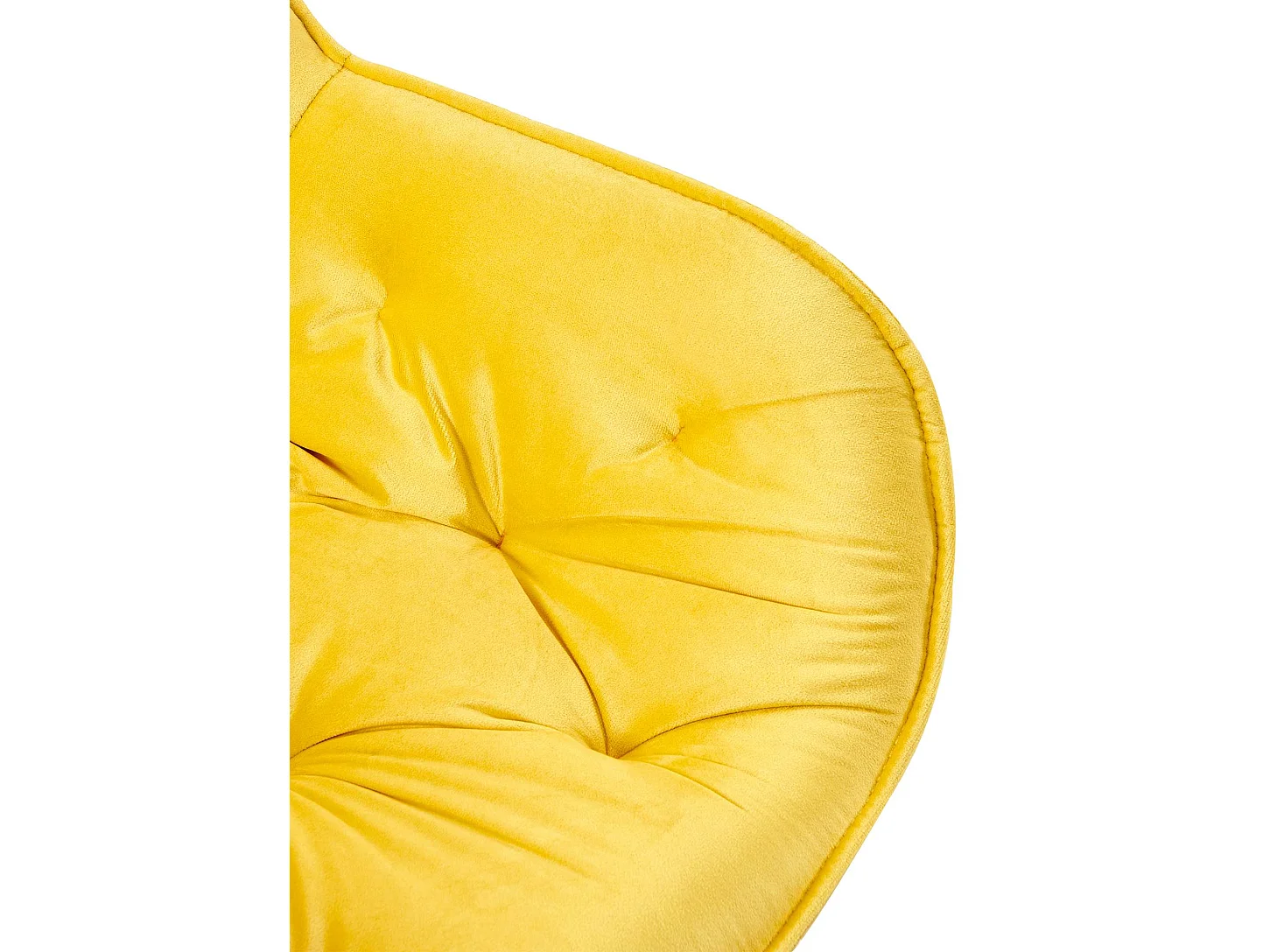 chaises avec accoudoirs - Velours - Jaune - Tanna