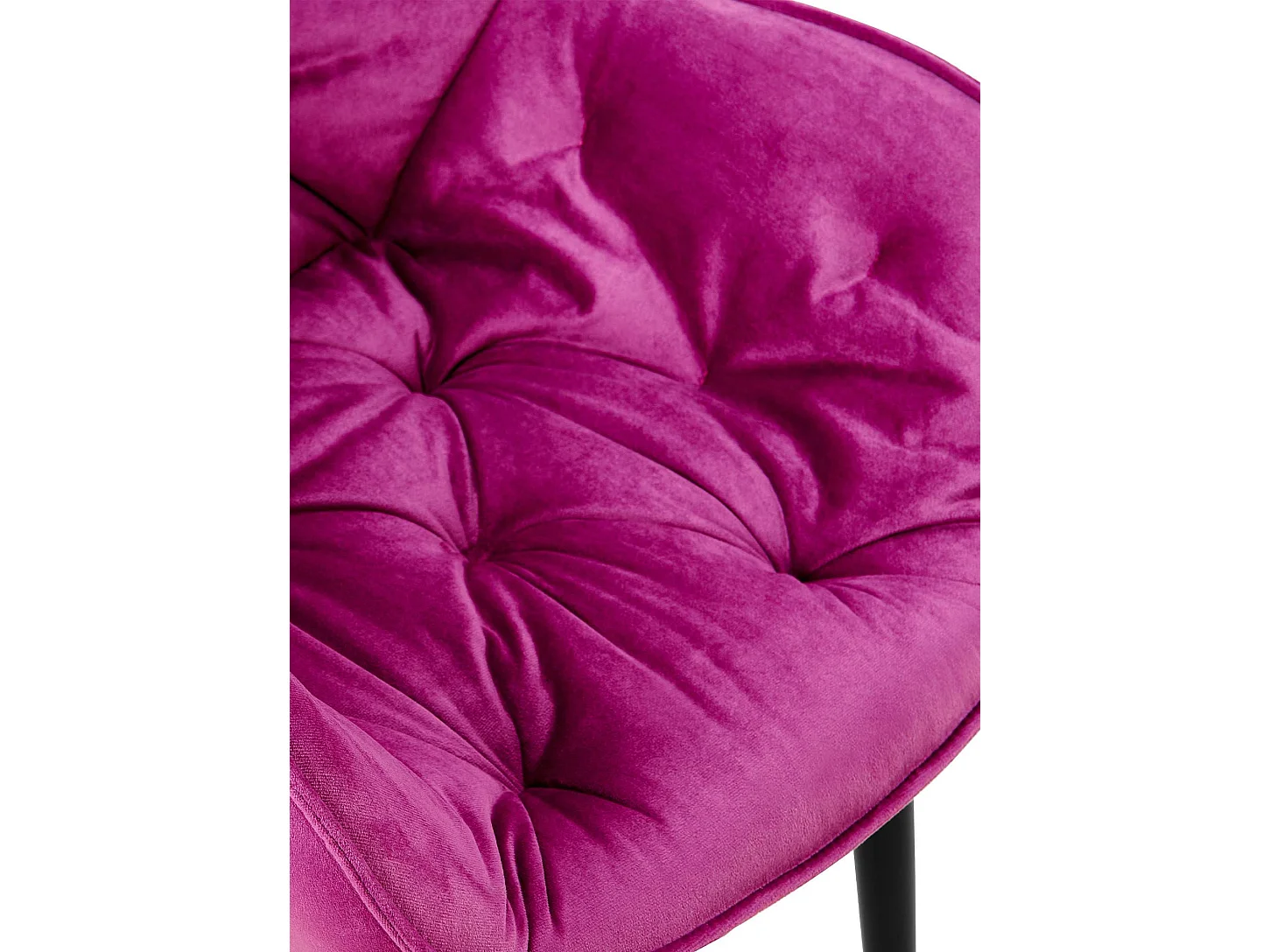 chaises avec accoudoirs - Velours - Violet - Tanna
