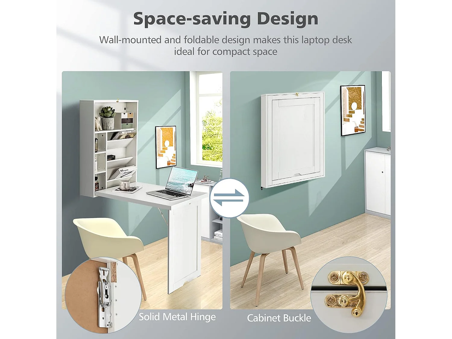 Wandklapptisch klappbarer Wandtisch