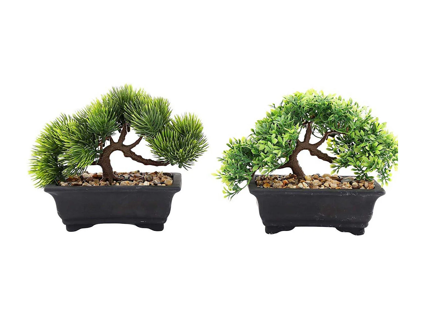 Bonsaï artificiel 20 x 15 cm (Lot de 2)