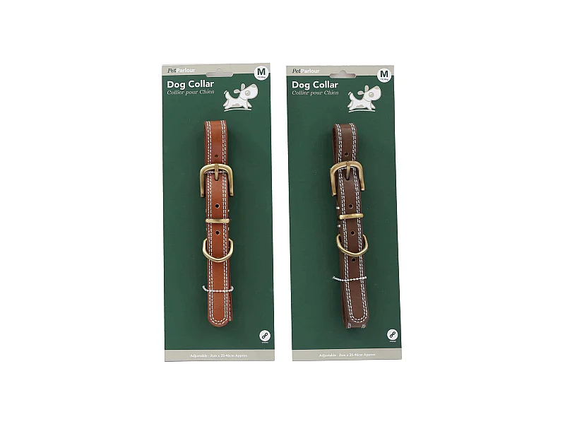 Collier en polyuréthane pour chien (Lot de 2) M - 46 cm