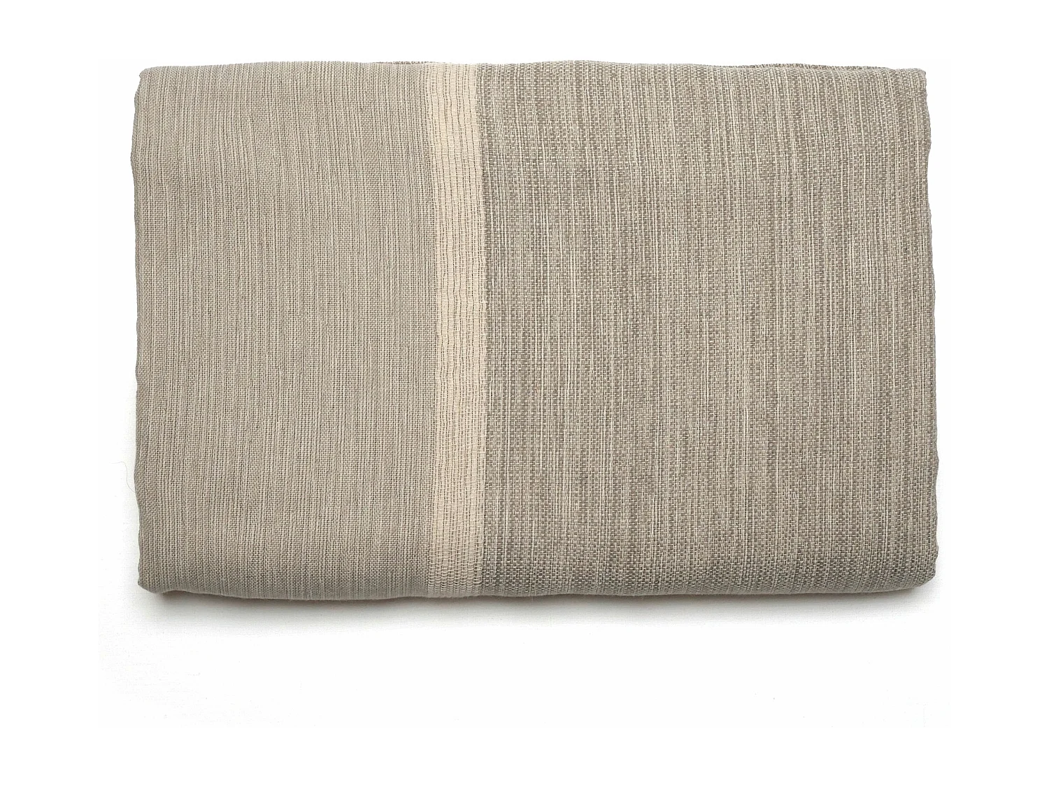 Dessus de lit ZAGORA pur coton 250 g/m² 180x240 cm beige ficelle