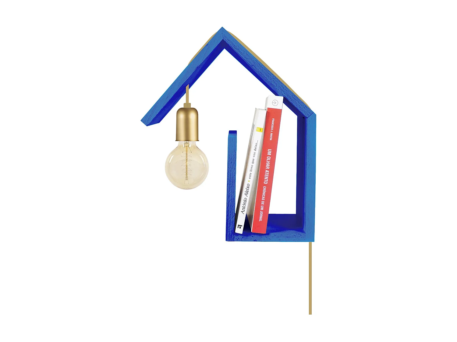 Suspensão TOSEL  COTTAGE D metal abstrato amarelo D30 x  H78  cm