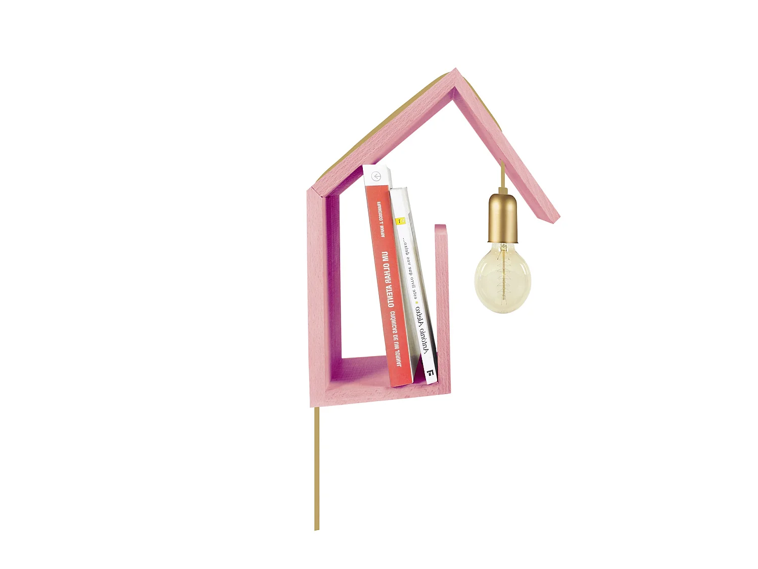 Applique TOSEL ,bois,Rose ,H 36xD15x P 29cm