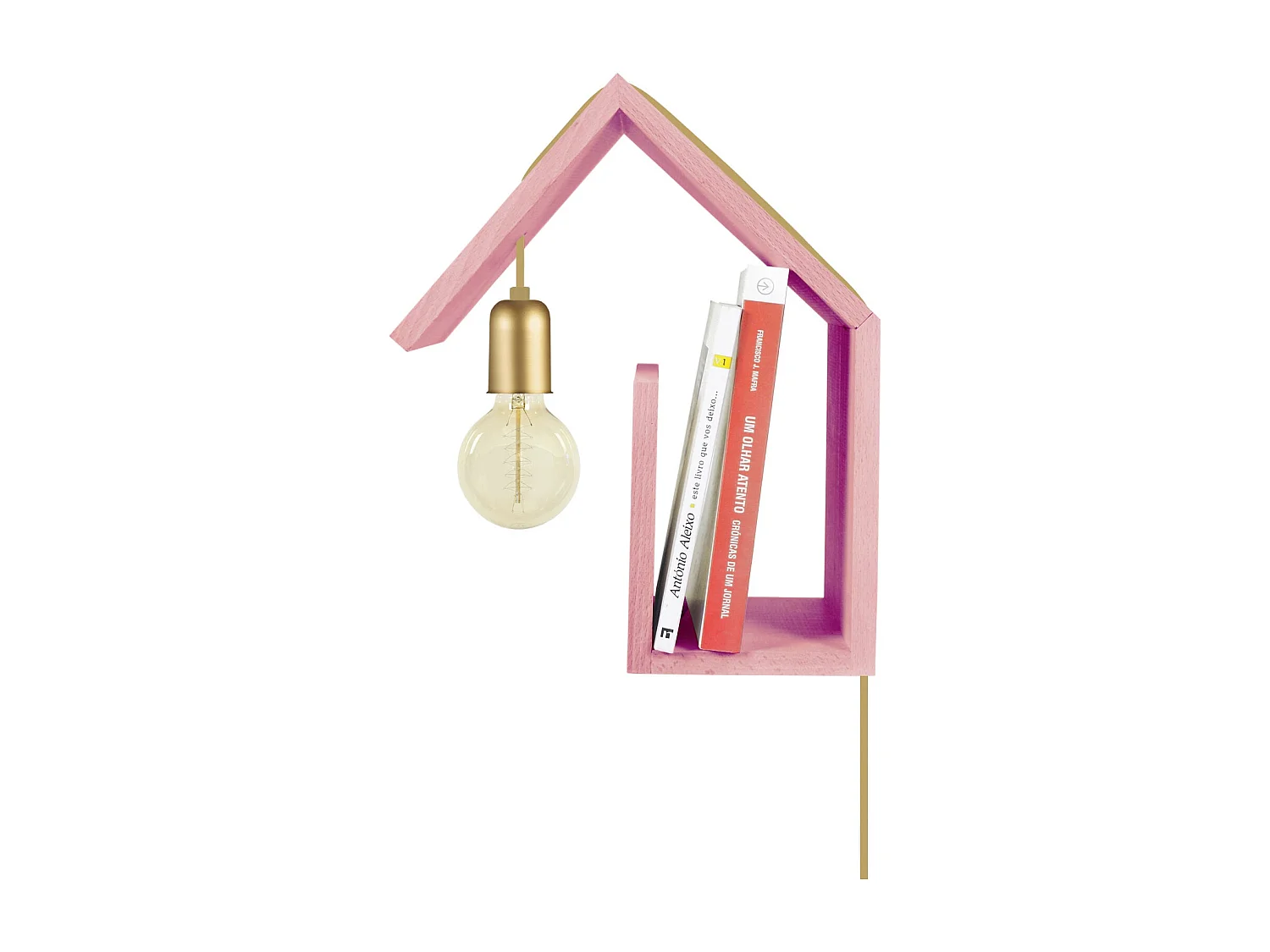 Aplique TOSEL ,madera,Rosa ,A10xD30xP30cm