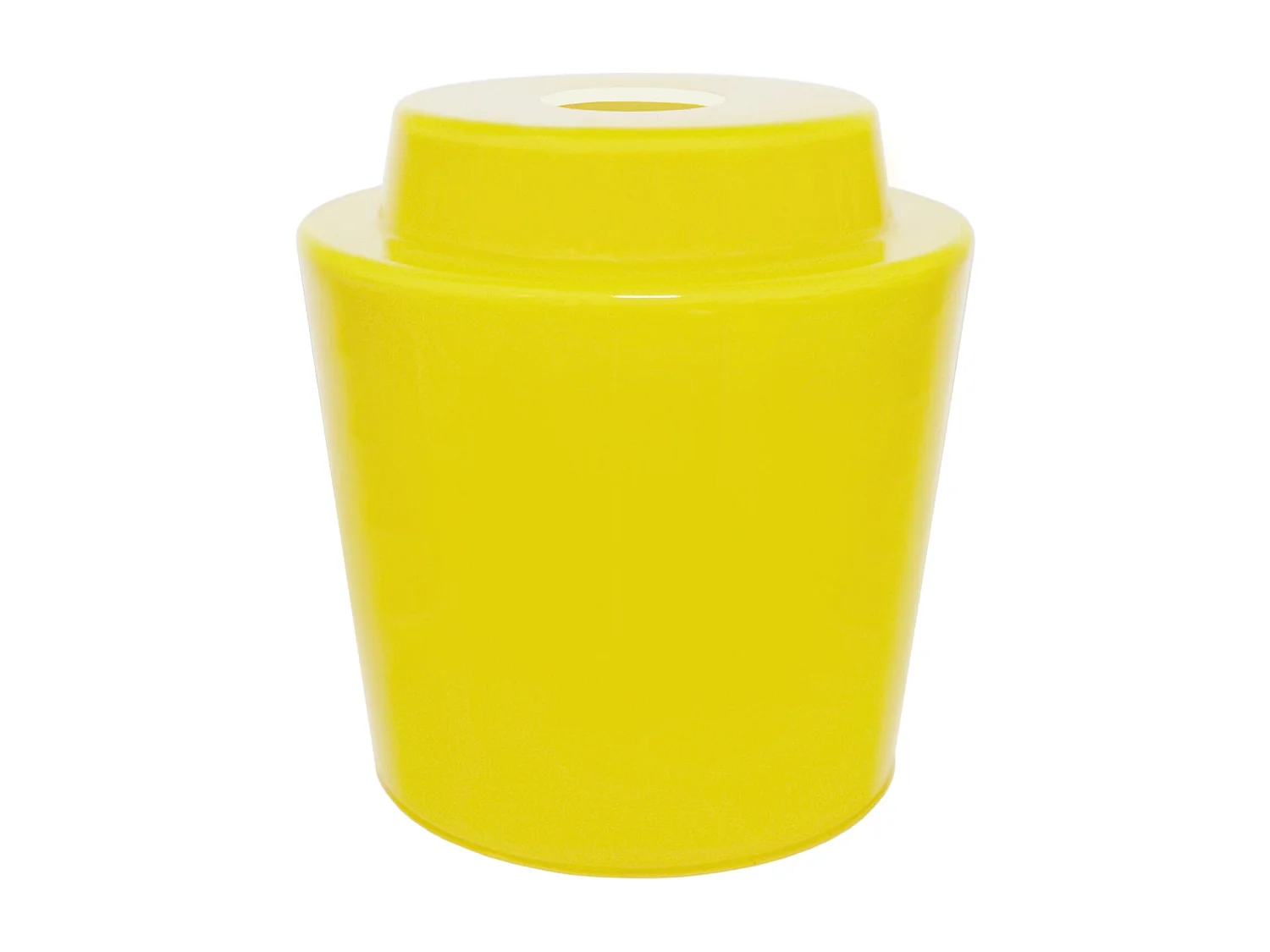 Pantalla TOSEL ,vidrio,AMARILLO,A16xD15,7xP15,7cm