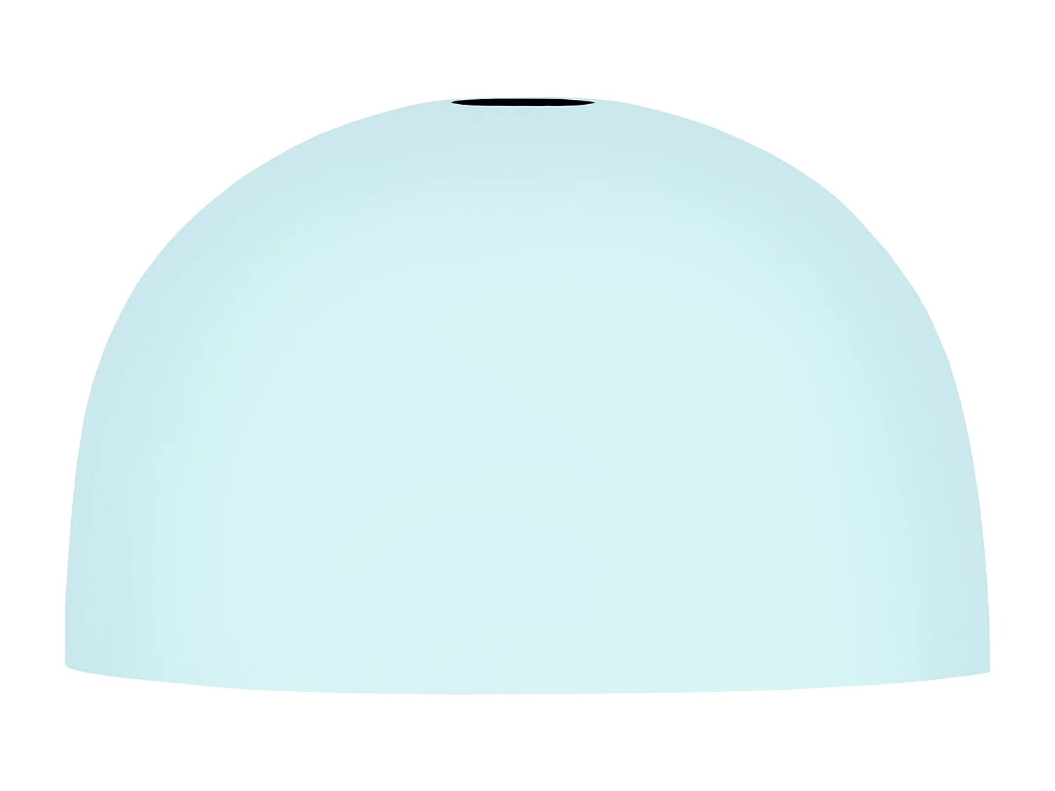 Abajur TOSEL SEQUOIA metal cúpula azul D29 x H14  cm