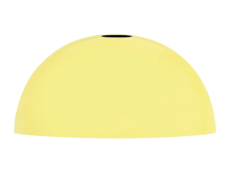 Abat-jour TOSEL ,métal,Jaune ,H14xD29xP29cm