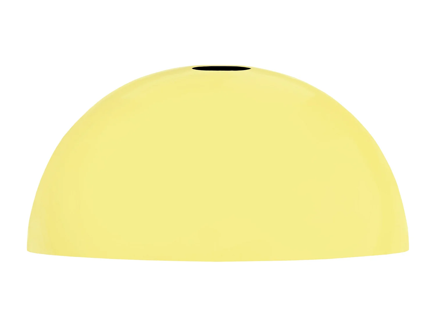 Abajur TOSEL HERBIE metal tigela amarelo D29 x H14  cm