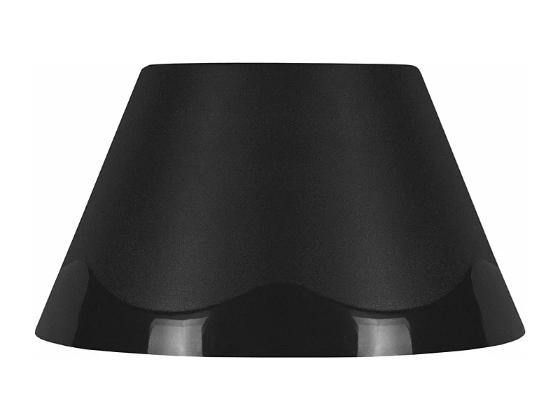 Abat-jour plastique   noir 12 cm.