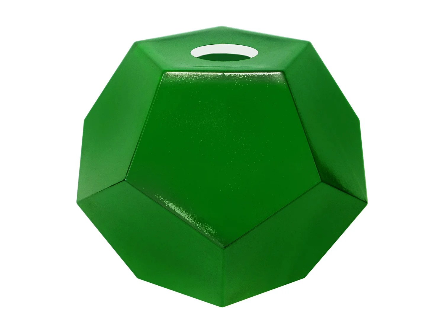 Pantalla TOSEL ,vidrio,Verde,A16,5xD18xP18cm