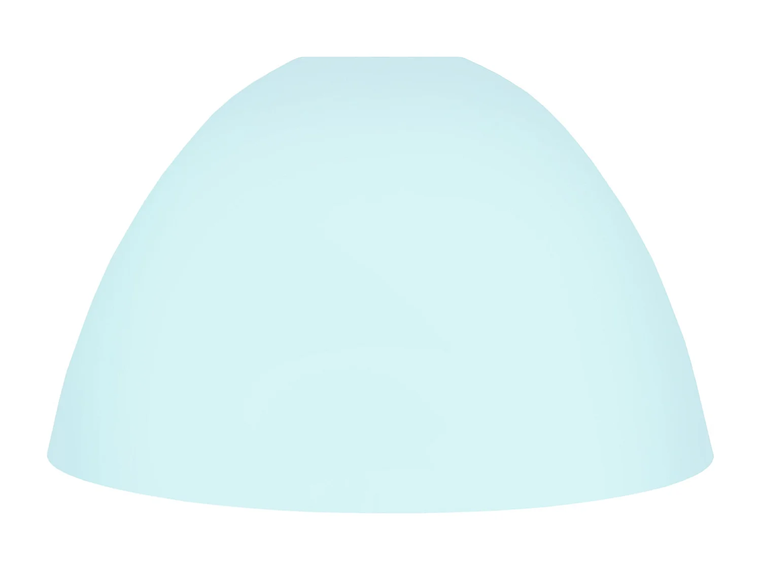 Abajur TOSEL QUOKA metal tigela azul D25 x H15,5  cm