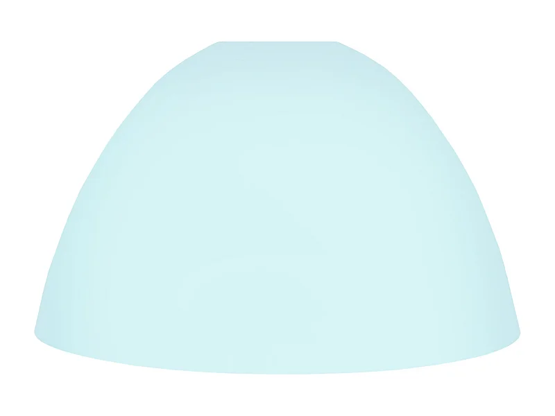 Abat-jour TOSEL ,métal,Bleu,H15,5xD25xP25cm