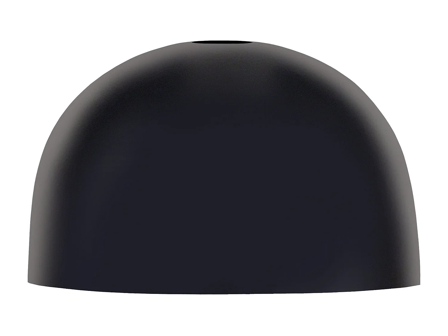 Abajur TOSEL SEQUOIA metal cúpula preto D29 x H14  cm