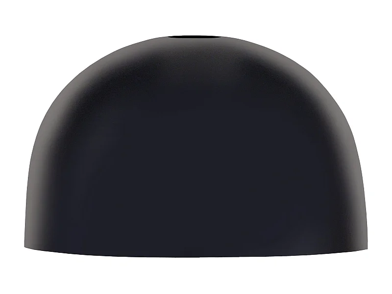 Abat-jour TOSEL ,métal,Noir ,H13xD24xP24cm