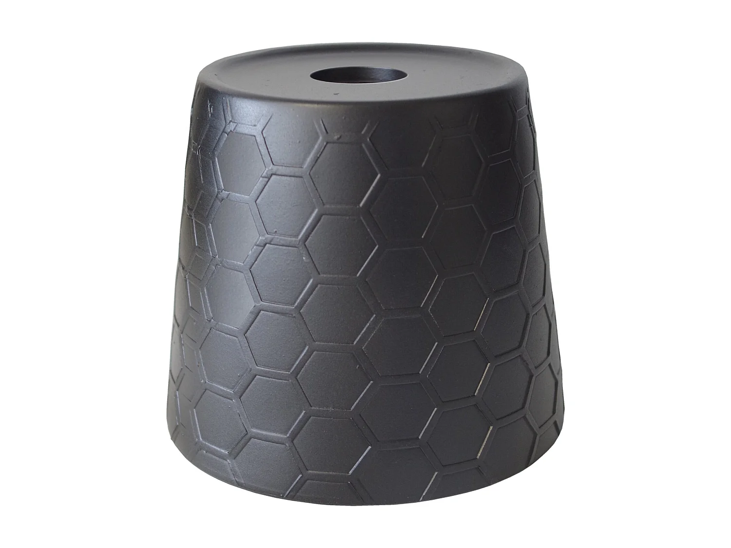 Pantalla TOSEL ,arcilla,Negro ,A15xD17xP17cm