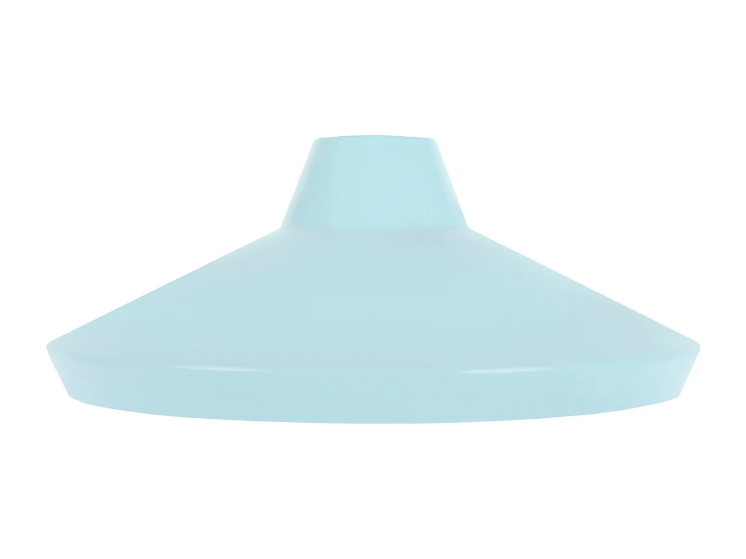 Abajur TOSEL VASTERVIK metal cônico azul D33 x H14  cm