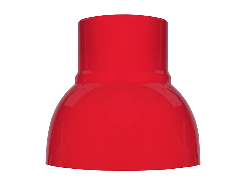 Abajur TOSEL CLOCHE metal cúpula vermelho D24,5 x H24  cm