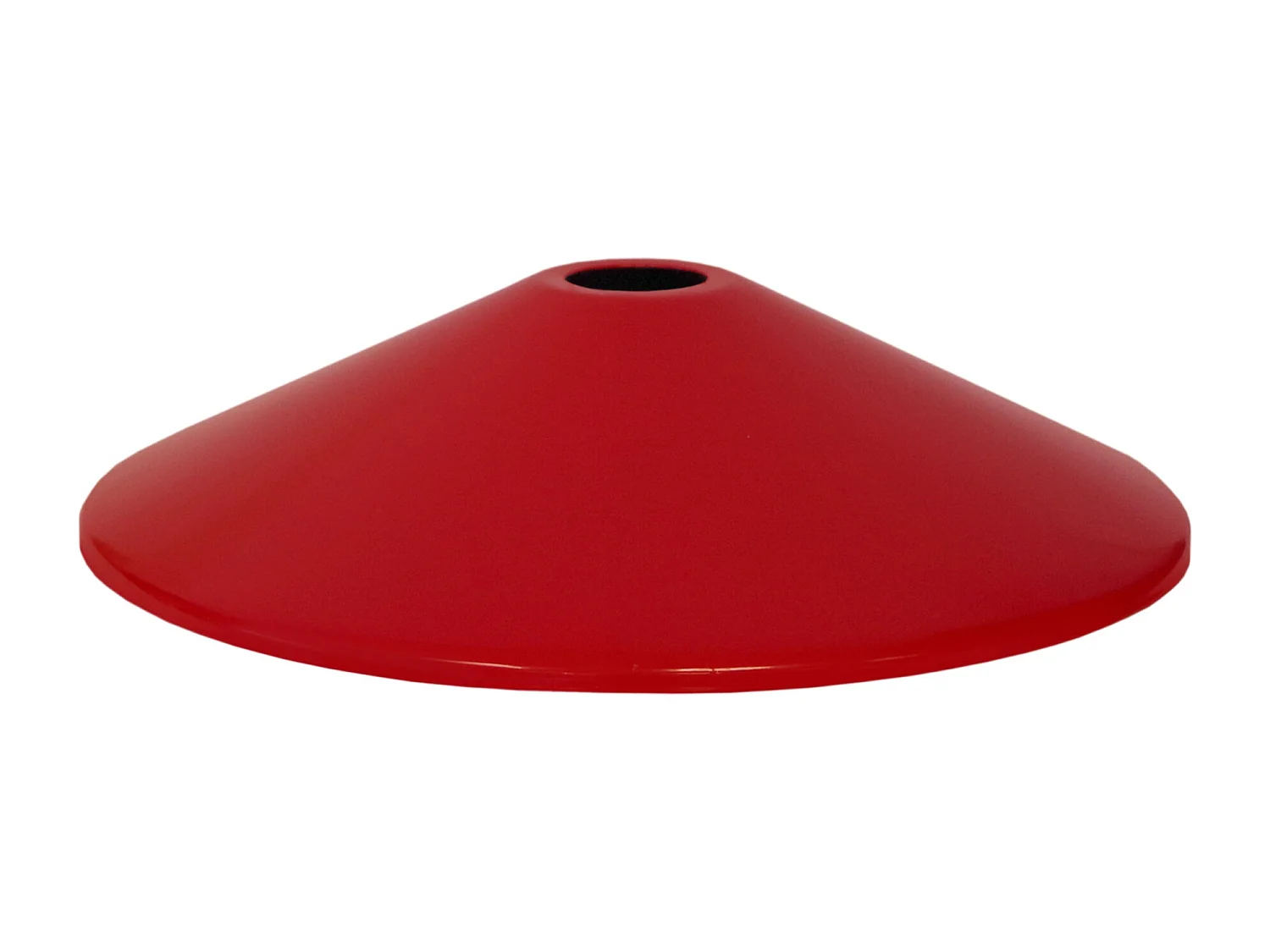 Abajur TOSEL MINGO metal cônico vermelho D31 x H6.8  cm