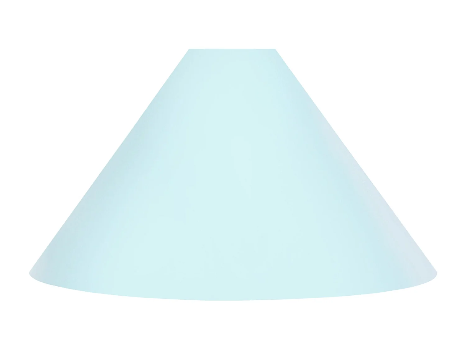 Abat-jour TOSEL ,métal,Bleu,H14xD24xP24cm