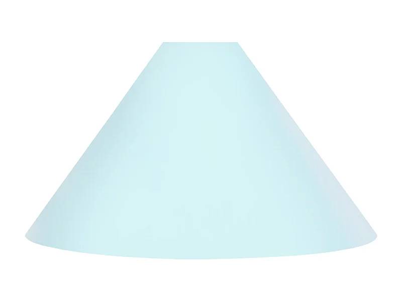 Abat-jour TOSEL ,métal,Bleu,H14xD24xP24cm